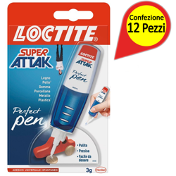 Loctite super attak perfect pen confezione da 12 pezzi características
