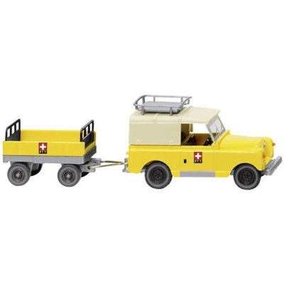 Wiking 010005 H0 Land Rover Con rimorchio PTT