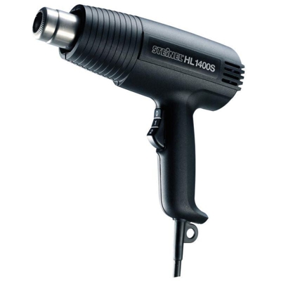 Steinel Convogliatore ad Aria Calda Hl 1400 S, 1400 W di Potenza, Temperatura di 300/500° C, Nella Pratica Valigetta con 3 Ugelli Intercambiabili,