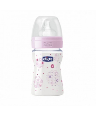 Chicco Biberon Benessere Polipropilene E Silicone Girl 0M+ 150ml