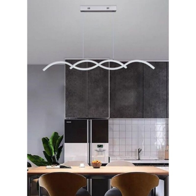 Lampadario a sospensione LED 25W TWIST design moderno in vari colori | Bianco - Bianco Naturale 4000K - UNIVERSO