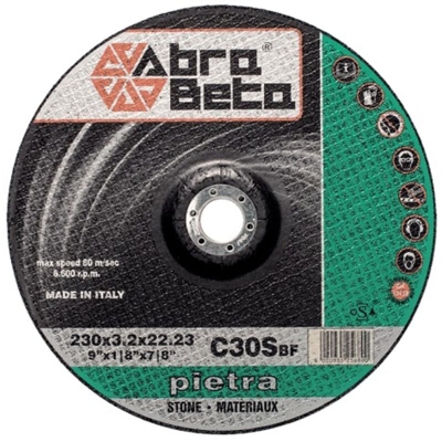 DISCO ABRASIVO MARMO 230x3.2 f.22 ABRA BETA