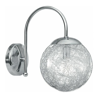 Applique sferica con decorazione originale interna 40 watt E14 - SHOP-DAY