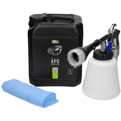 Pistola lavaggio pneumatica auto detergente universale 5 L + panno in microfibra - ECD GERMANY