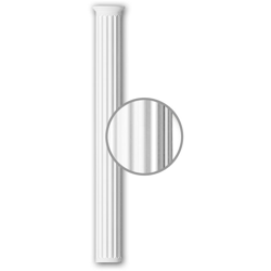 Mezzo fusto 116011 Profhome colonna elemento decorativo stile neoclassico bianco - PROFHOME DECOR precio