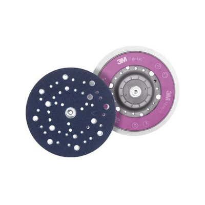 3M - Vassoio Ruote Velcro Hookit (Tm) Fissaggio: M8 Modello Molle, 150 Mm Di Diametro