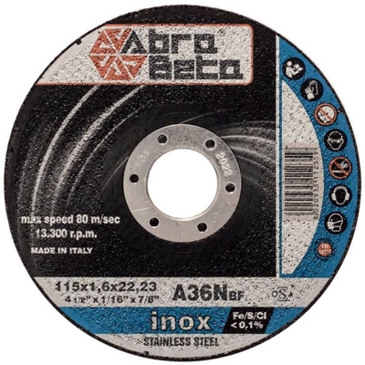 DISCO ABRASIVO TAGLIO INOX mm 220x2,0 f.22 - FERRAMENTA & CASALINGHI