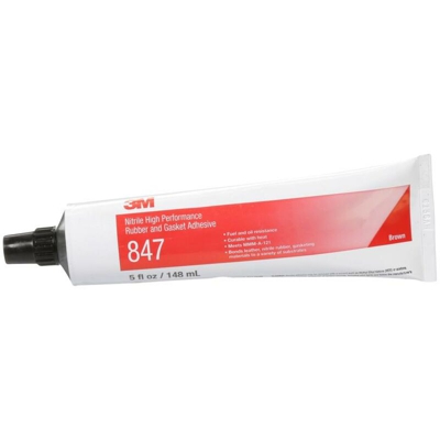 Adesivo nitrilico ad elevate prestazioni 3M 847 / 1236 confezione da 150 ml per metalli, gomme.