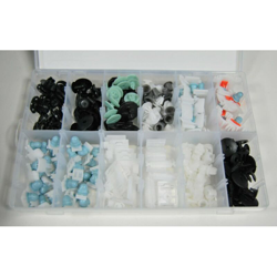 Clip Fermi Fissaggio 160 Pz Carrozzeria Paraurti Pannelli Rivetti Audi 633 características