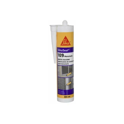 Sigillante siliconico SIKA Sikaseal 109 Carpenteria - PVC bianco - 300ml
