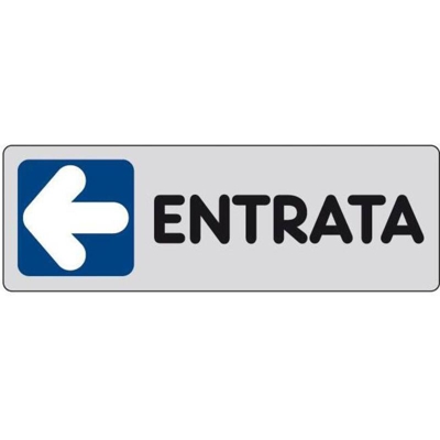 Etichetta Adesiva 150X50 "Entrata (Sx)" 10 Pz - IST