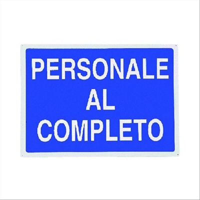 IST - Cartello personale al completo