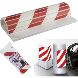 Pannello adesivo antiurto jolly geko box bianco rosso 30 x 20 cm garage auto en oferta