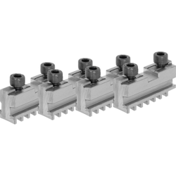 Torri Ganasce, 4 Bit, 4 Bit, Mascella Base Con Viti Di Fissaggio, Dimensioni: 250 Mm, Lunga. Una Larghezza 92 Mm. : Il Tenone B -0.05 12,7 Millimetri precio