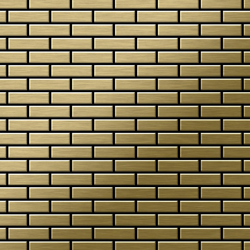Mosaico metallo solido Titanio spazzolato Gold oro spesso 1,6 mm ALLOY PK-Ti-GB precio