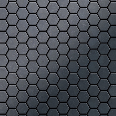 Mosaico metallo solido Acciaio grezzo laminato grigio spesso 1,6 mm ALLOY Honey-RS