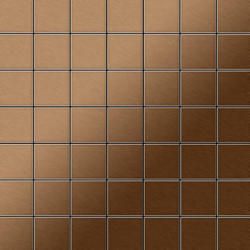Mosaico metallo solido Titanio spazzolato Amber rame spesso 1,6 mm ALLOY Attica-Ti-AB precio
