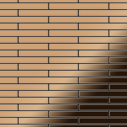 Mosaico metallo solido Titanio specchiato Amber rame spesso 1,6 mm ALLOY Deedee-Ti-AM precio