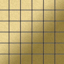 Mosaico metallo solido Titanio spazzolato Gold oro spesso 1,6 mm ALLOY Cinquanta-Ti-GB precio