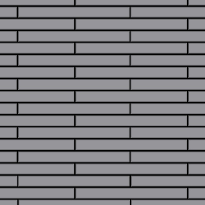Mosaico metallo solido Acciaio inossidabile opaco grigio spesso 1,6 mm ALLOY Avenue-S-S-MA