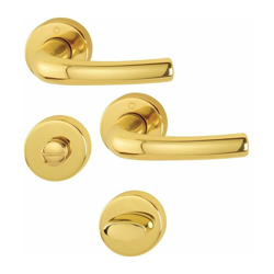 Set maniglia Rosette Set maniglia Rosette Ø 52mm Foro: Bad SK/OL Brass Tôkyô M1710RH/42KV/42KV/42KVS F71 lucido - Hoppe precio