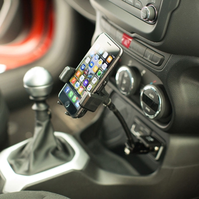 Porta smartphone da auto con ingresso USB - DMAIL