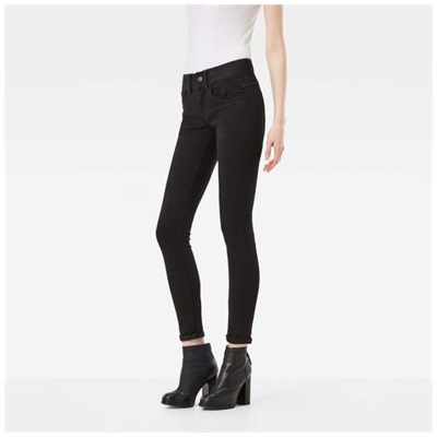 Pantaloni Gstar Lynn D Mid Waist Super Skinny L30 Abbigliamento Donna W29-l30