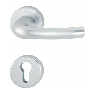 HOPPE Rosettengrt.Tôkyô 1710/42KV/42KVS Alu.F1 PZ DIN L/R.