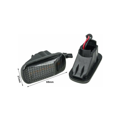 Kit Freccia Laterale a Led Side Marker Lente Fume Luce Arancione Dinamica Per Honda Civic CRV Jazz Stream - CARALL
