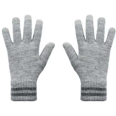 Hi-Glove Classic Guanti per Dispositivi Touch Woman Light Grey - HI-FUN