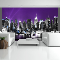 Fotomurale - Cielo viola sopra NY450x270 cm - GBSHOP características