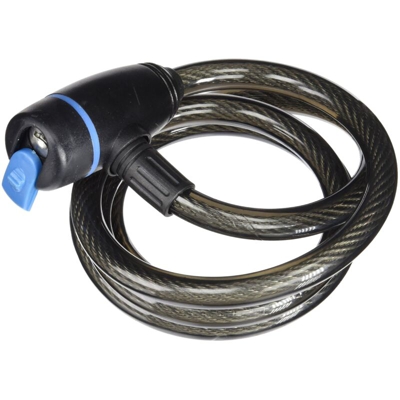 Lucchetto a Spirale per Bicicletta Cicli Motocicli Scooter Misura 150 cm ? 12 mm - MAURER