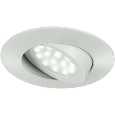 Gt Luce - Inc-zenit-5w bco - incasso controsffitto faretto tondo policarbonato bianco led 5 watt luce calda