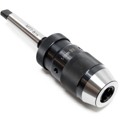 Wiltec - Mandrino per trapano serraggio rapido CM2-B16 16mm senza chiave autoserrante