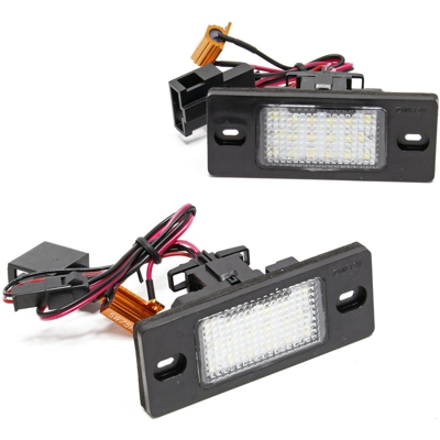 Illuminazione LED per targa auto Set 2 luci fanale fanalino per vari modelli di auto - WILTEC