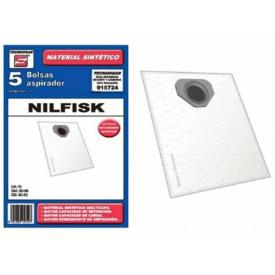 Borsa sintetico aspirapolvere Nilfisk 5 unità 915724