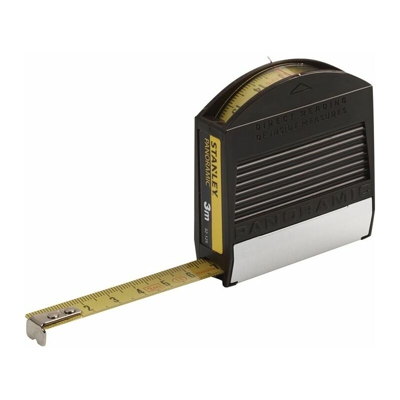 STANLEY Metro a nastro Lunghezza panoramica 3m resistente agli urti con finestra senza freno Stanley