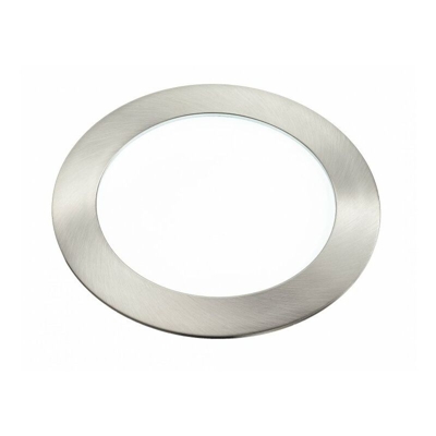 Faretto a incasso led tondo di colore nickel 12 watt 4000 kelvin - SHOP-DAY