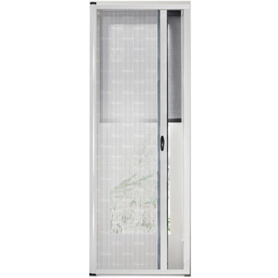 Zanzariera a rullo porta finestra di casa in kit riducibile > Bianco - SAN MARCO