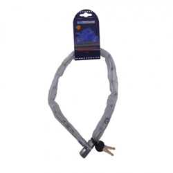 Sikurotech lucchetto cuclo moto con catena ricoperta e richiusa cromata 4 x 600 mm características