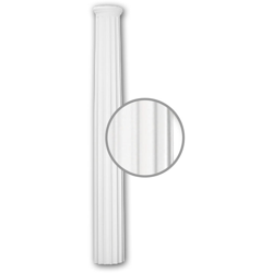 Mezzo fusto 116030 Profhome colonna elemento decorativo stile neoclassico bianco - PROFHOME DECOR precio