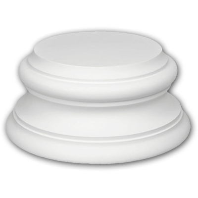 Profhome Decor - Base colonna completa 113200 Profhome colonna elemento decorativo design classico senza tempo bianco