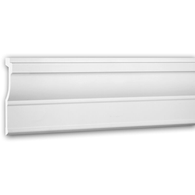 Cornice soffitto parete 150270F Profhome modanatura tipo stucco cornice flessibile modanatura stile neoclassico bianco 2 m - PROFHOME DECOR