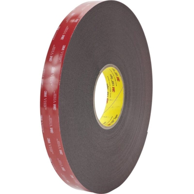 3M 5962F/1233 7100211838 Nastro biadesivo Nero (L x L) 33 m x 12 mm 33 m