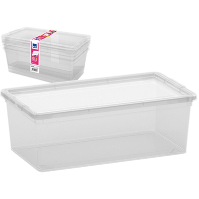 Brixo - Contenitore trasparente con coperchio XS SET 3PZ - KETER ITALIA S.P.A.