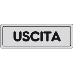 Etichetta Adesiva 150X50 "Uscita" 10 Pz - IST características