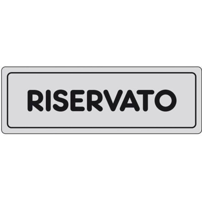 Etichetta Adesiva 150X50 "Riservato" 10 Pz - IST
