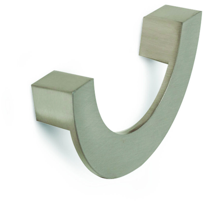 Maniglia stile contemporaneo , Alluminio, Nichel Satinato, 96mm interasse. Marchio REI