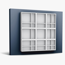 3D Rivestimento murale Decor W104 MODERN KILT elemento decorativo design moderno bianco - Orac características