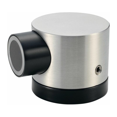 Fermaporta 1015.02 LM. laccato argento. montaggio a pavimento - KWS